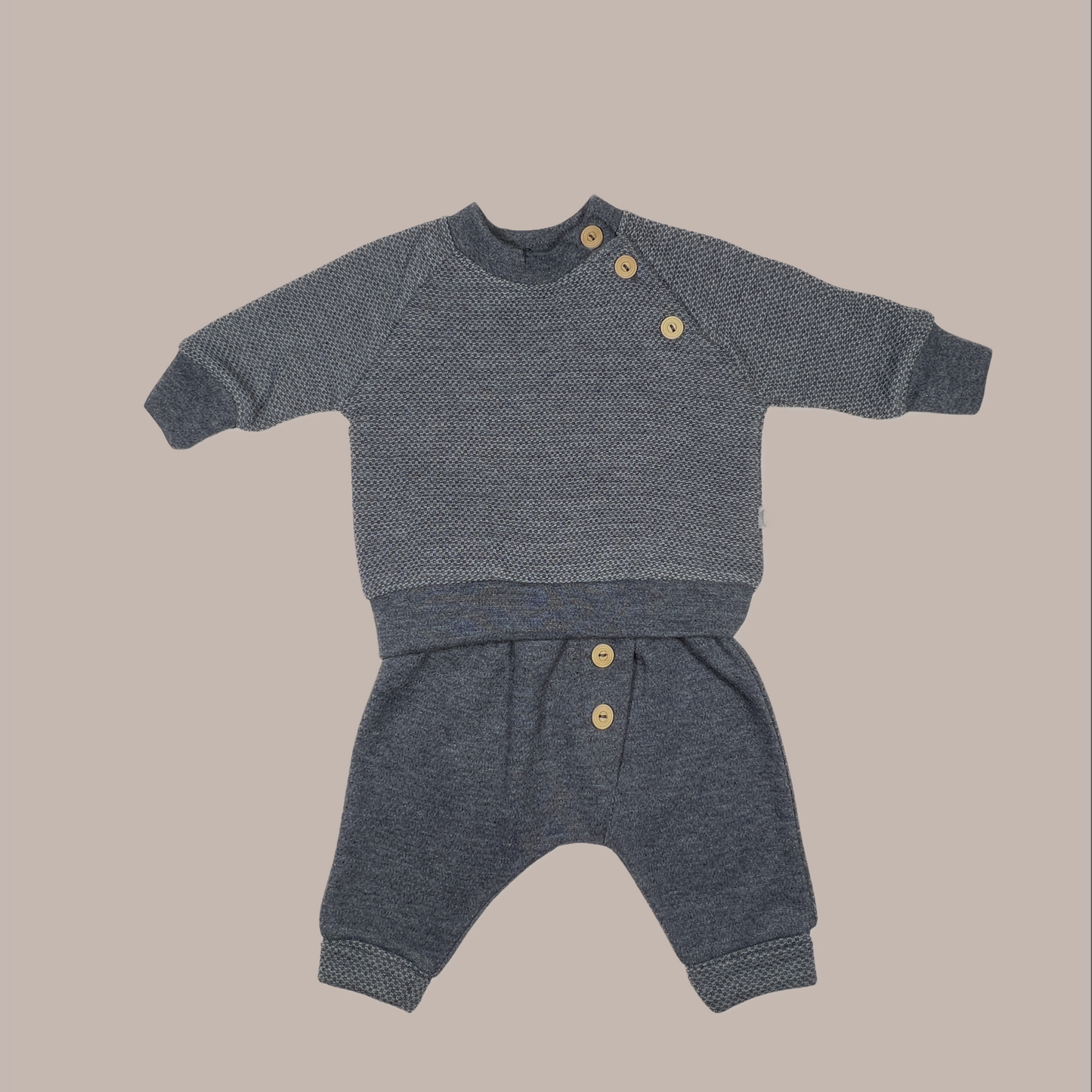 Gray set with buttons