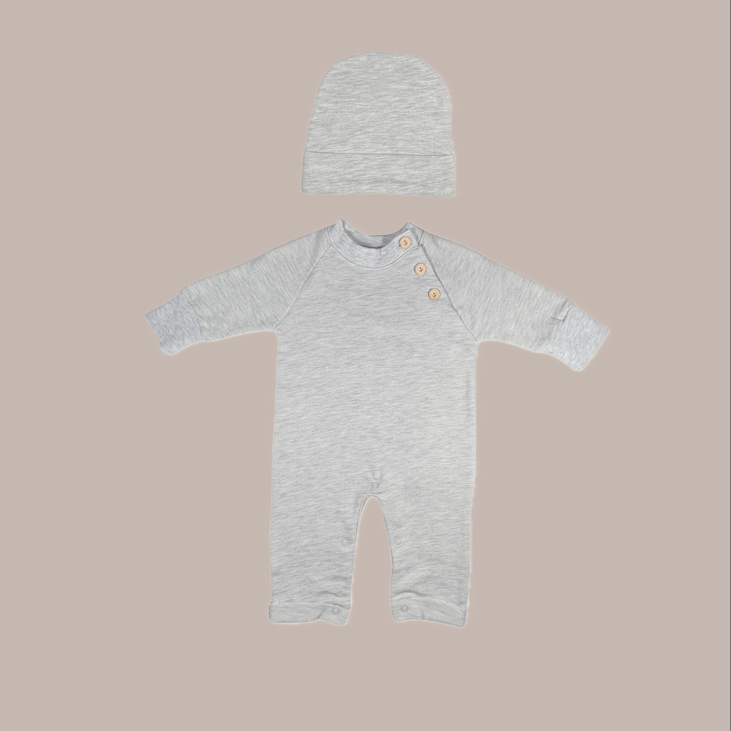 Gray body set with hat