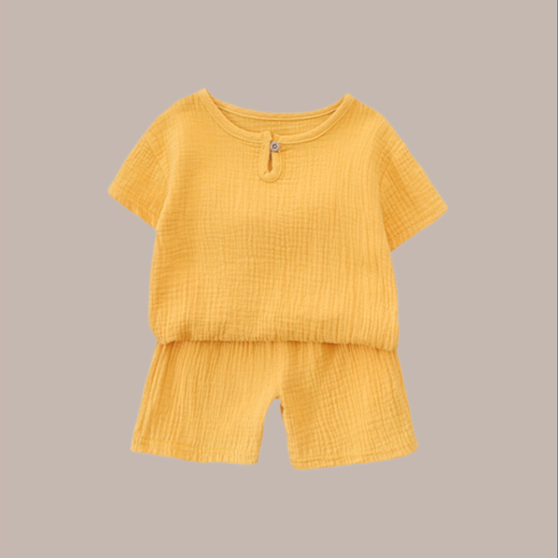 Yellow muslin set