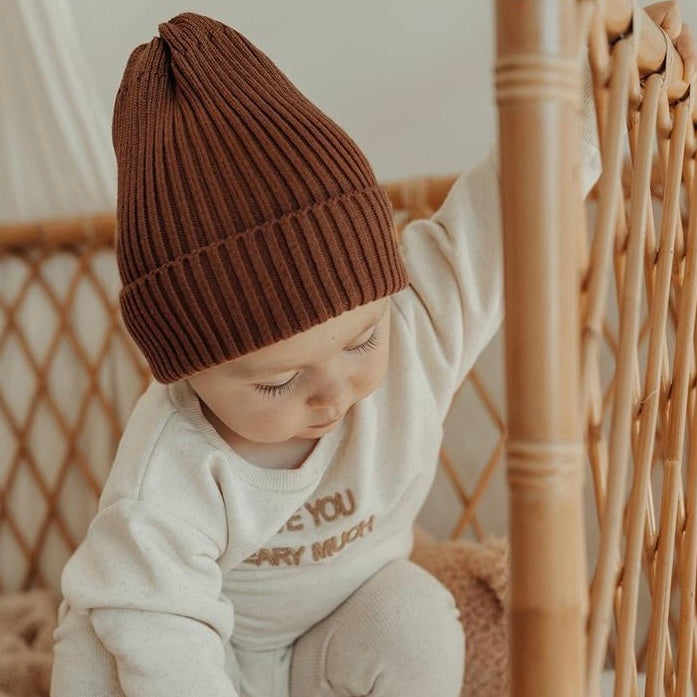 Cotton brown hat