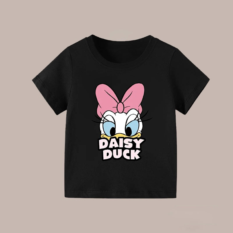 Black T-SHIRT "Daisy Duck"