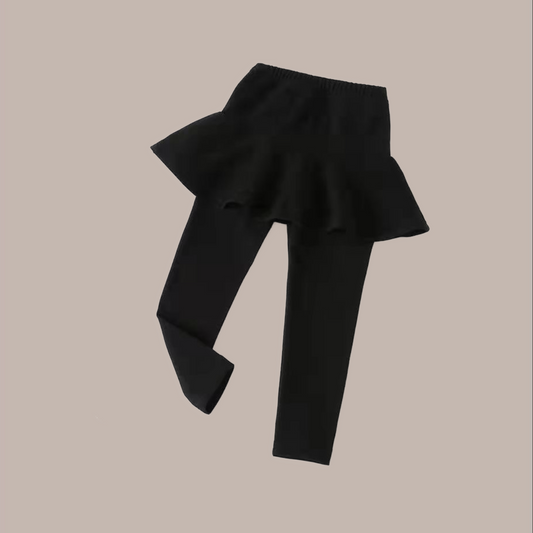 Black skirt-pants