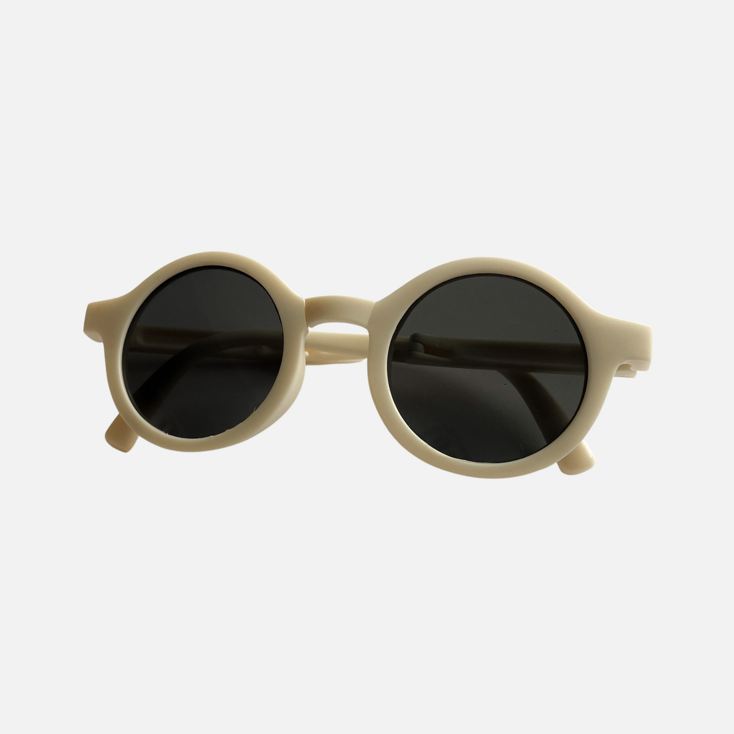 Beige folding sunglasses