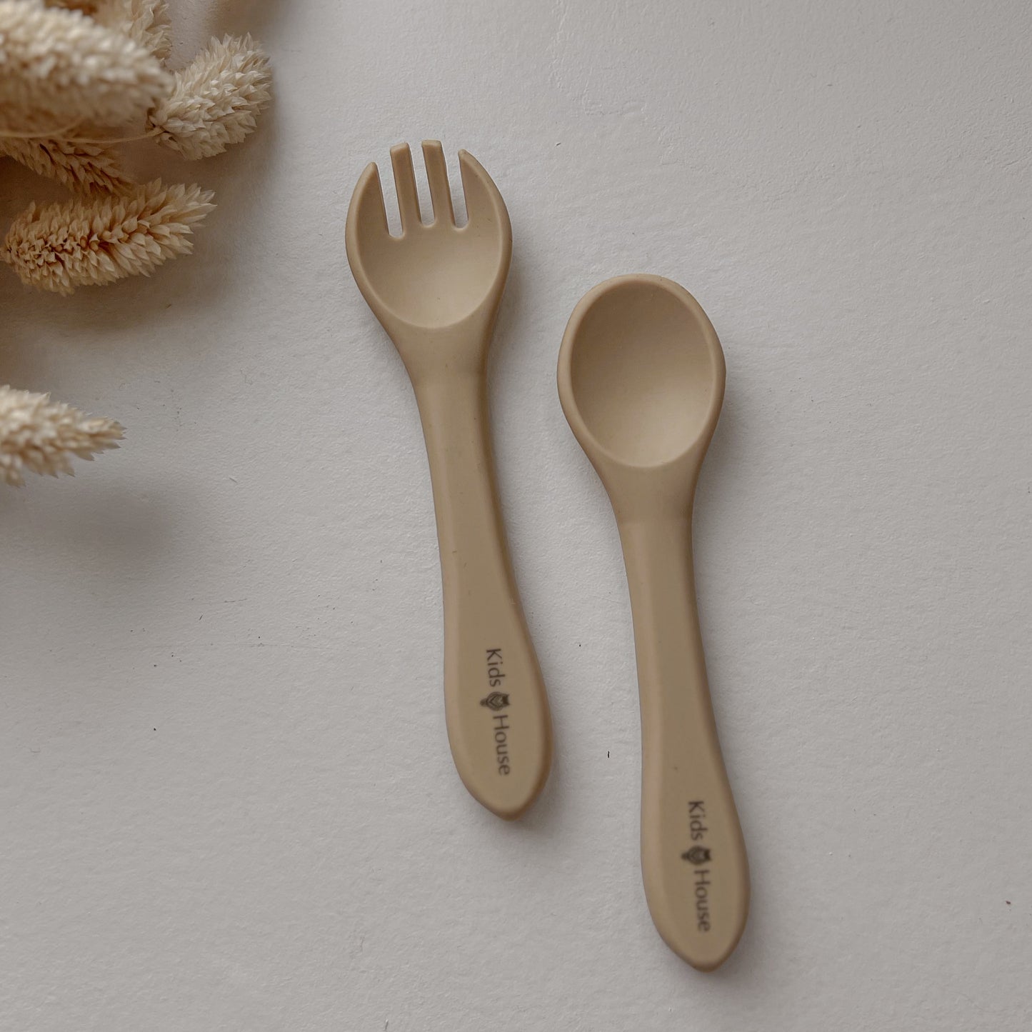 Silicone fork and spoon KidsHouse